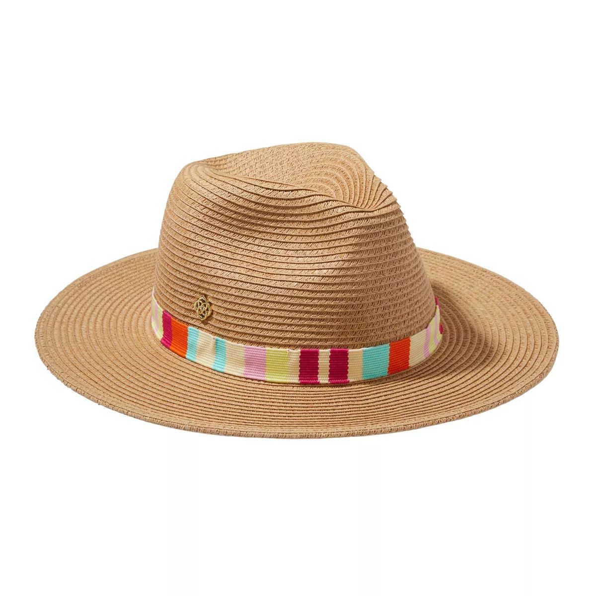 Kendra Scott Pasleigh Panama Woven Band Hat - Tan | Target