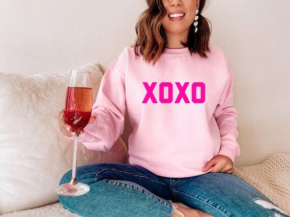 Xoxo Sweatshirt Xoxo Sweatshirt for Women Love Sweatshirt | Etsy | Etsy (US)