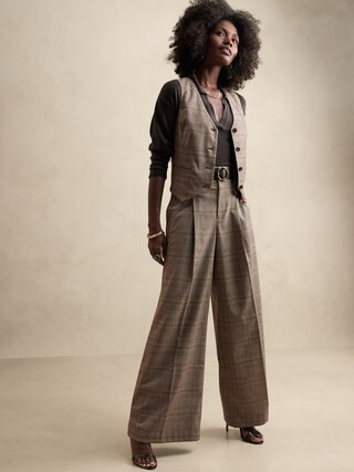 Parc Wide-Leg Pant | Banana Republic Factory