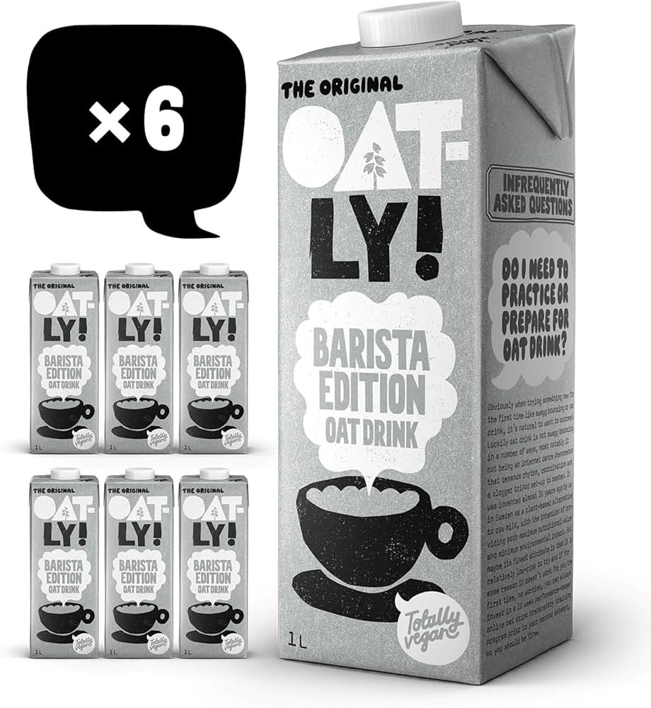 Oatly Barista Oat Drink Long Life 6x1Litre | Amazon (UK)