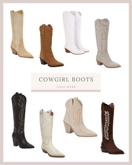 I picked up the kids some cowgirl boots, and it has me wanting some new pairs for myself! Here are some cute ones that I have in mind for me! 

#cowgirlboots #westernboots 

#LTKshoecrush