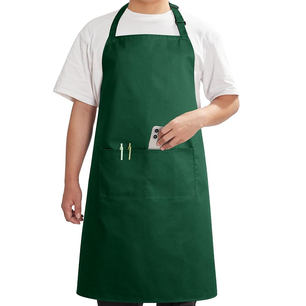 Syntus Chef Apron for Men Women Kitchen Cooking Apron with Pockets, Adjustable Bib Aprons Stain R... | Amazon (US)