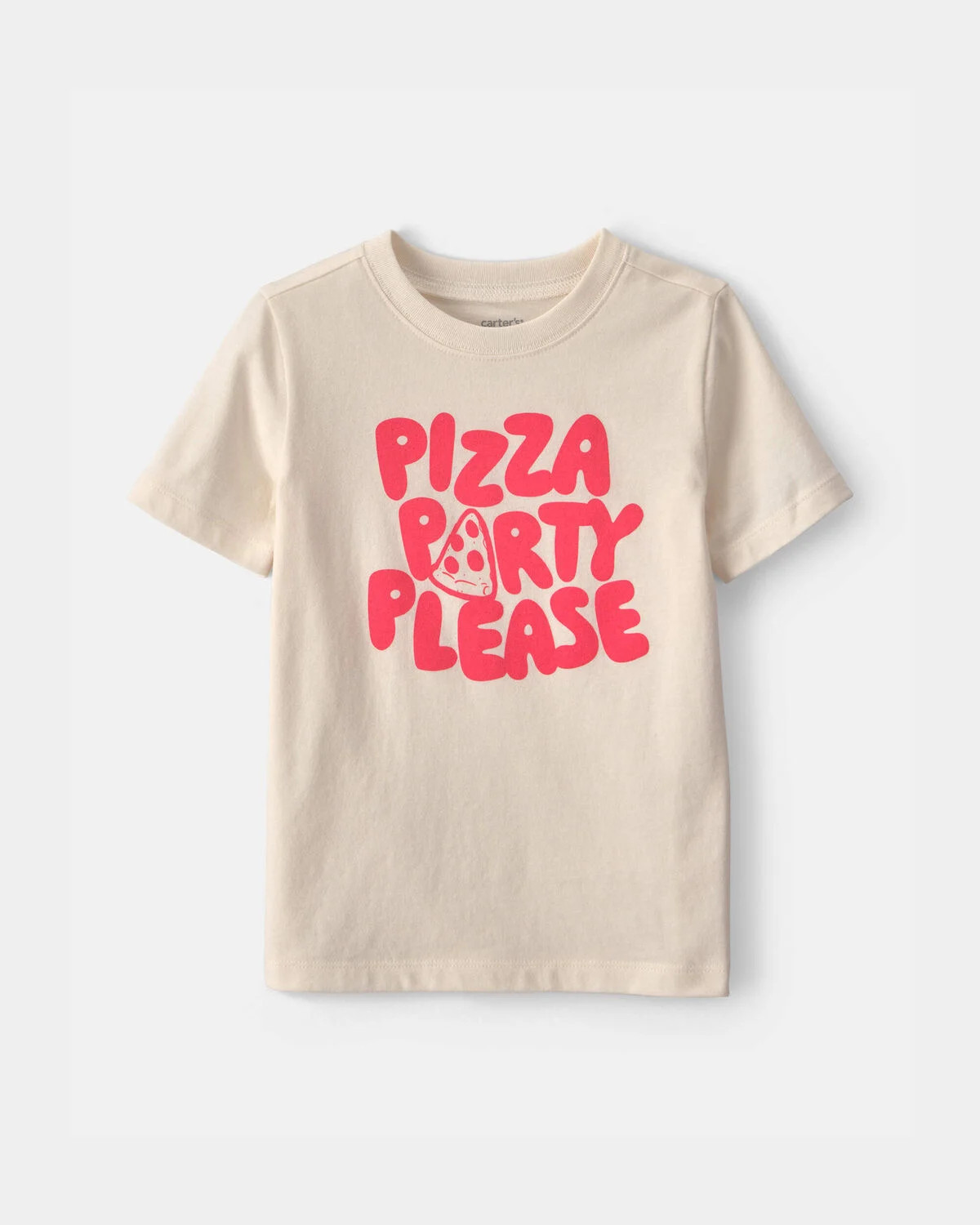 Toddler Pizza Graphic Tee - Cream | Carter's Inc