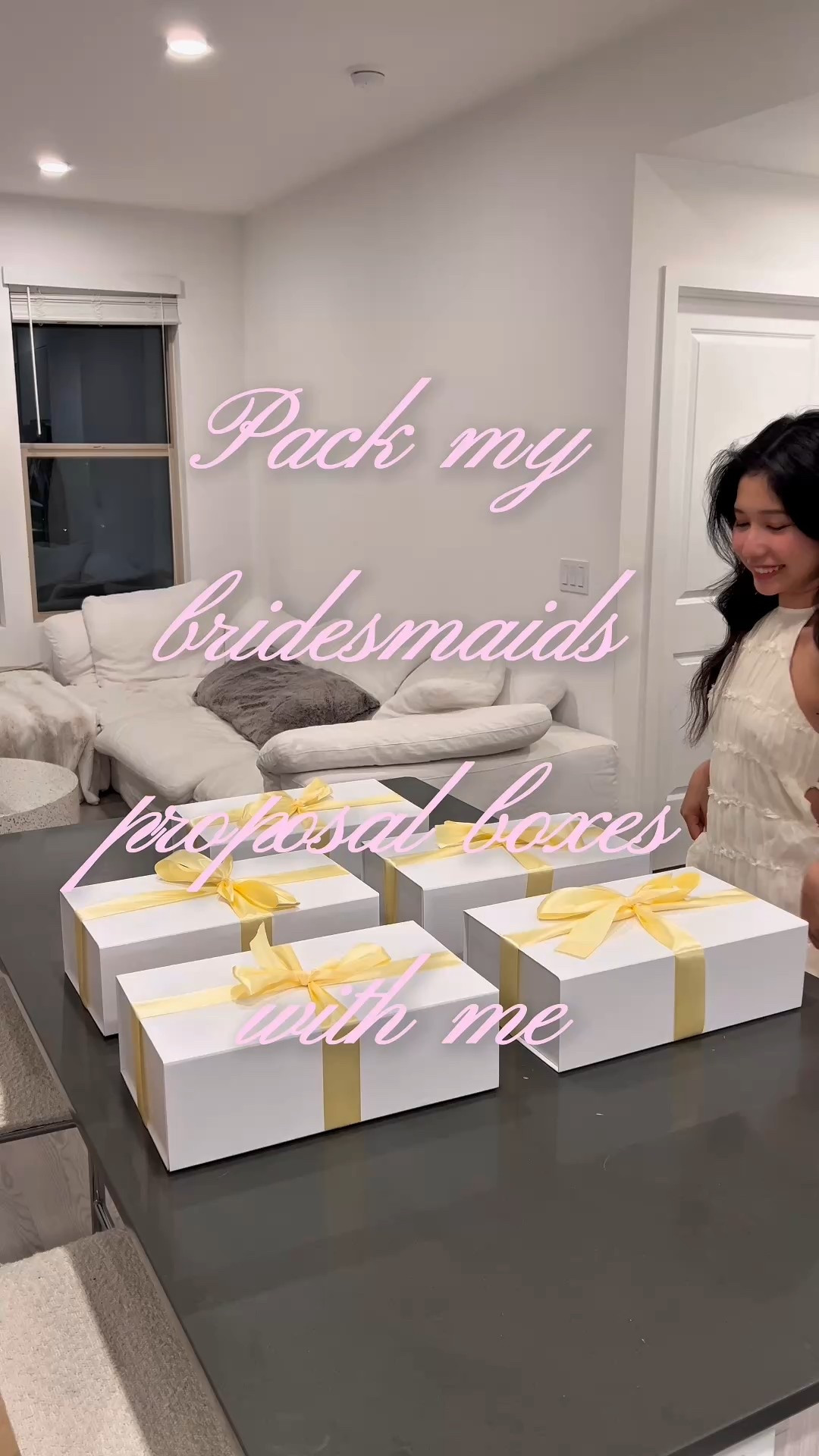 Let’s pack bridesmaid proposal boxes with me 🤍💛


#LTKWedding