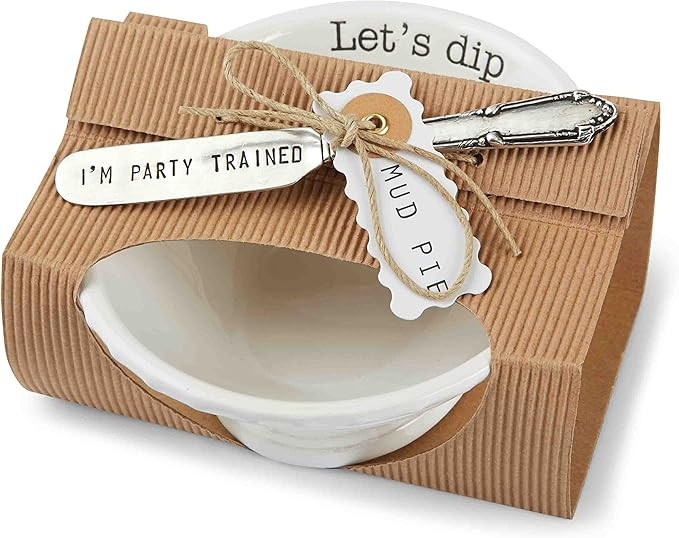 Mud Pie 4851031L Circa Lets Dip Set, White | Amazon (US)
