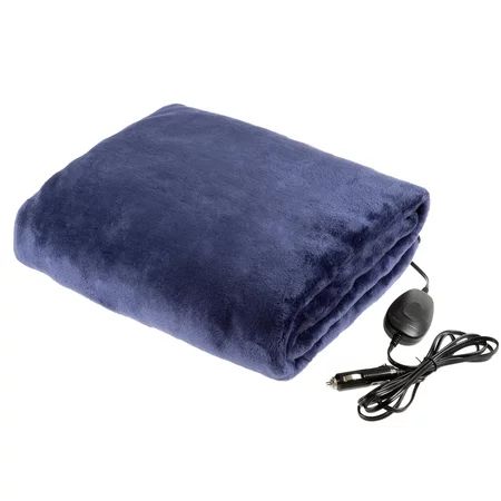 Electric Car Blanket-Outdoor Heated 12V Travel Throw by Stalwart-(Blue) | Walmart (US)