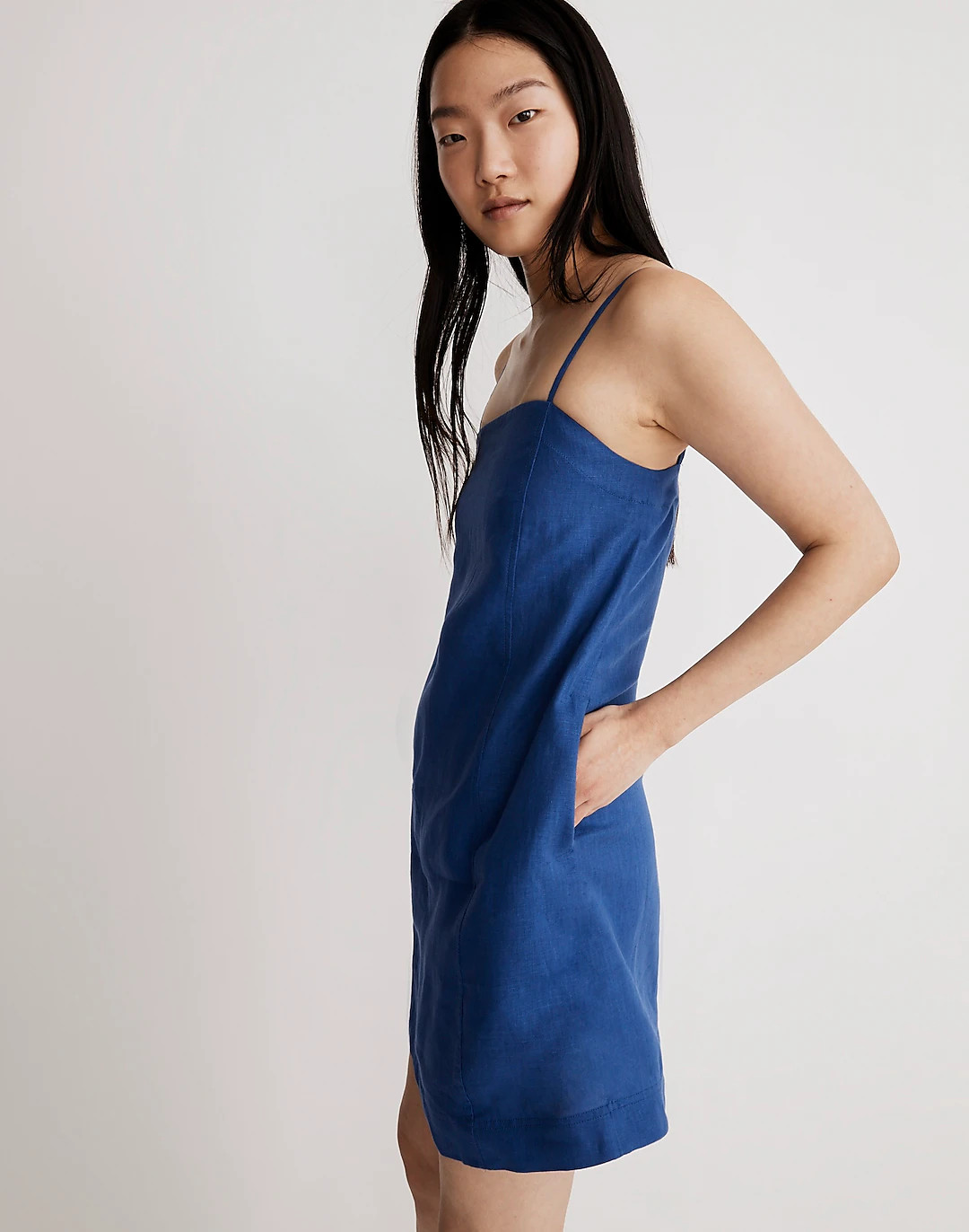 Goldie Mini Dress in 100% Linen | Madewell