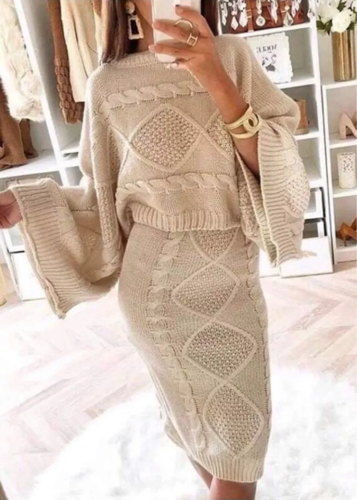 boho sweater dress Breezaya Women Apricot Summer Tropical Knitted Dress, Hollow Out Fitted Waist Beach Vacation Holiday Daily Party Seaside Comfortable boho with Asymmetrical hem lightweight sistersonadime on LTK