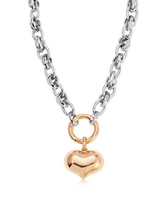 Locked in Mixed Metal Necklace | Macy's