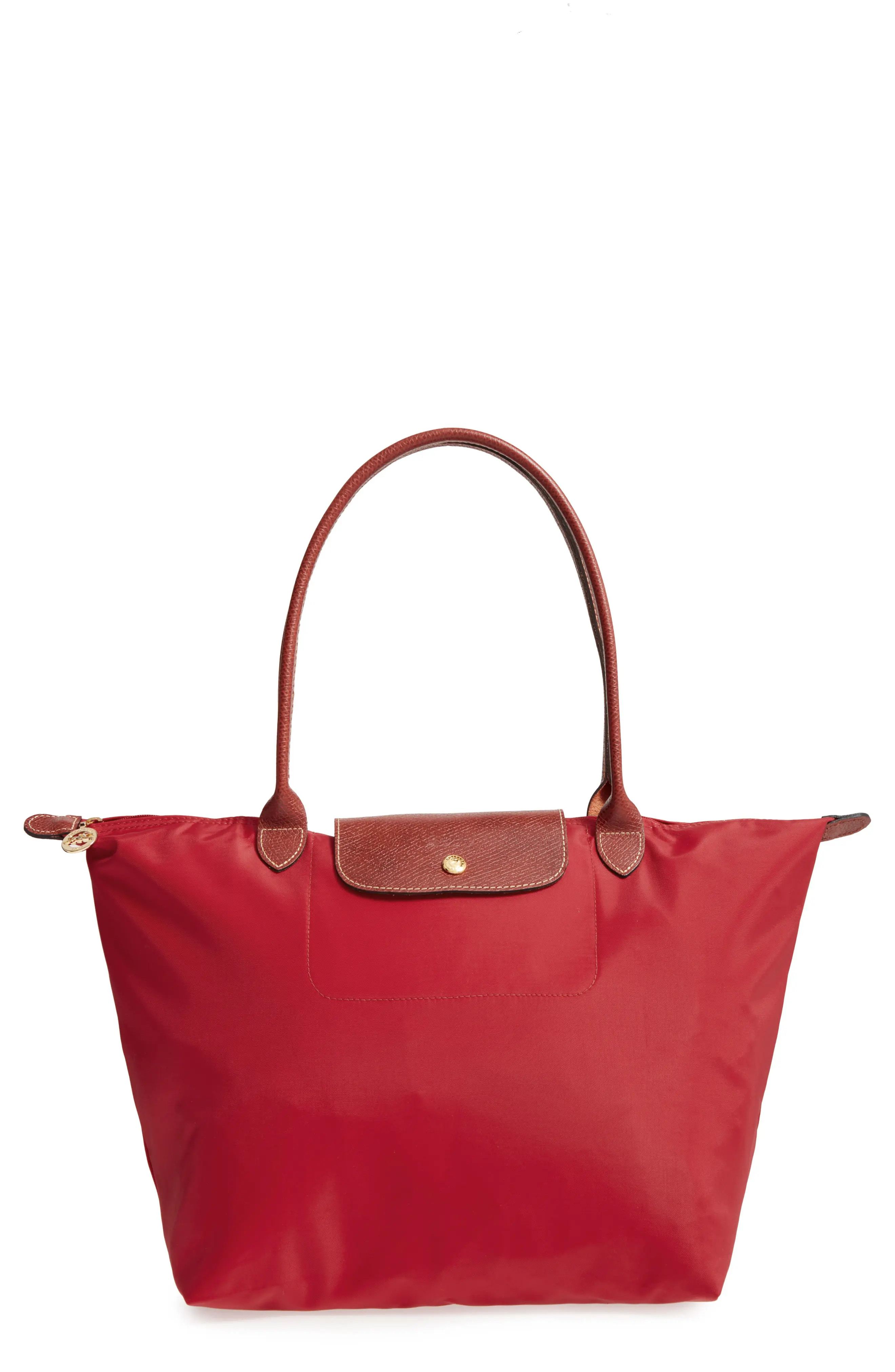 Longchamp Large Le Pliage Tote in Deep Red at Nordstrom | Nordstrom