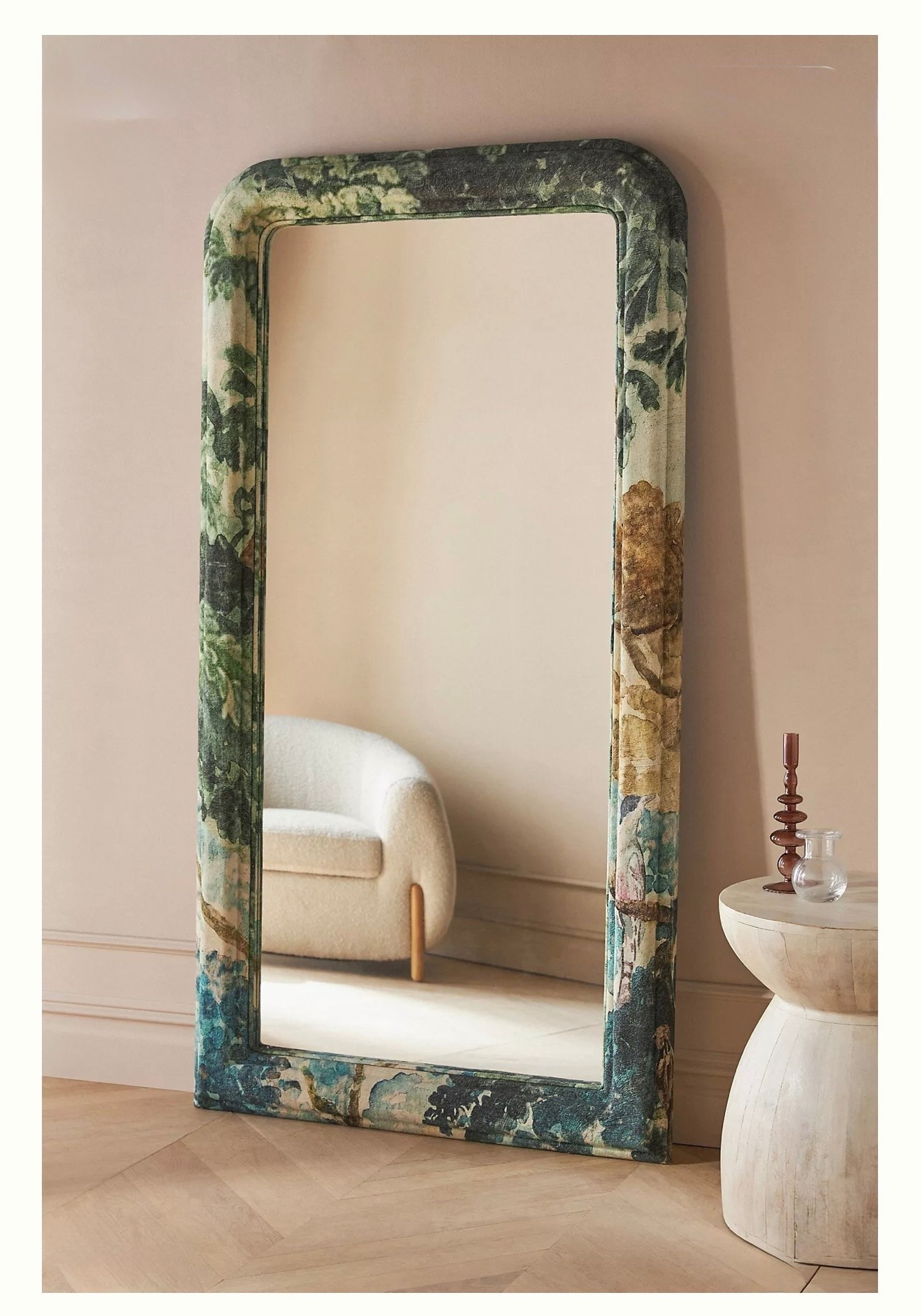 Judarn Upholstered Fabric Floor Mirror

Inspired by Italian design, this mirror instantly elevates any room with its striking frame and tapestry-inspired upholstery

#LTKHoliday #LTKGiftGuide #LTKHome