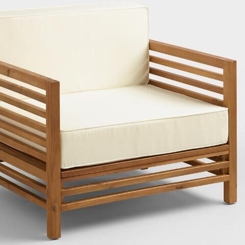 Praiano Occasional Chair Replacement Cushions 2 Piece Set | World Market