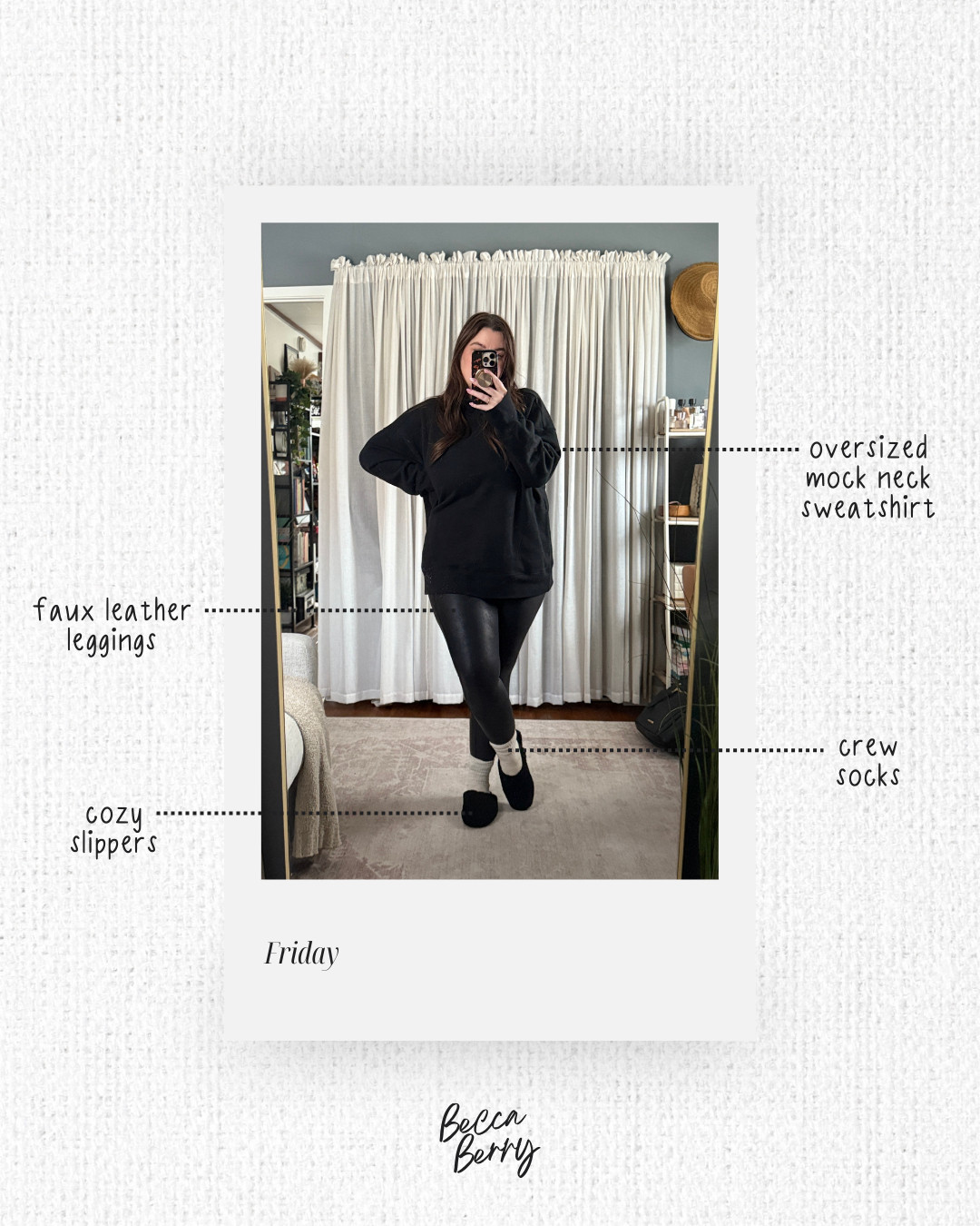 A comfortable, work-from-home outfit built around cozy layers and everyday staples. This look is perfect for long desk days, virtual meetings, and staying comfortable at home. I’m wearing an XL in the sweatshirt, and it fits oversized.
Shop this WFH outfit below 🤍 

 #LTKootd #LTKMidsize #LTKWorkwear