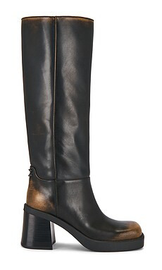 Coach Sculpted C Tall Boot in Black from Revolve.com | Revolve Clothing (Global)