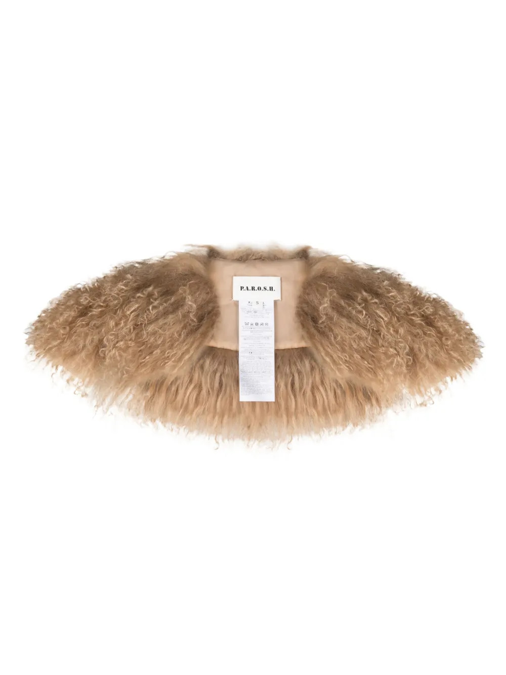 P.A.R.O.S.H. textured-finish Fur Collar - Farfetch | Farfetch Global