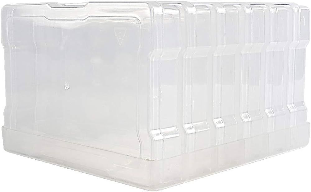 novelinks Transparent 4" x 6" Photo Storage Boxes - Photo Organizer Cases Photo Keeper Picture St... | Amazon (US)