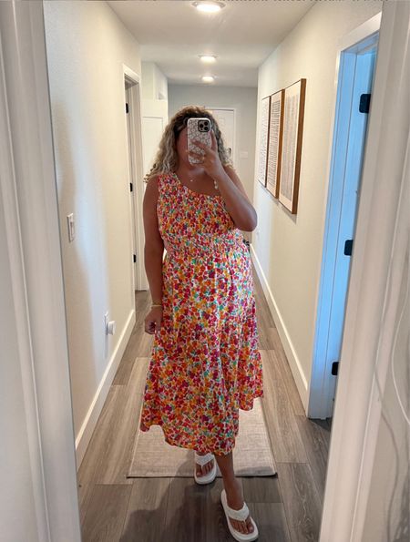 Summer dress, Such a great floral summer maxi dress. It’s so comfortable and fun! Dress it down with some sandals or pair with some wedges for a wedding guest dress! 

#LTKStyleTip #LTKMidsize #LTKFindsUnder50