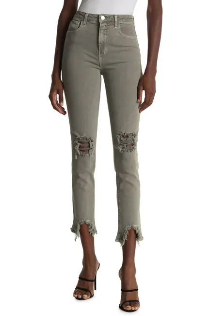 L'AGENCE | High Line High Rise Skinny Jeans | HauteLook | Hautelook