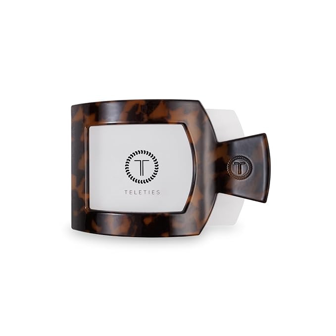 TELETIES - Medium Flat Square Clip - For Lying Down, Yoga, Driving & More - Strong Grip, Bendable... | Amazon (US)