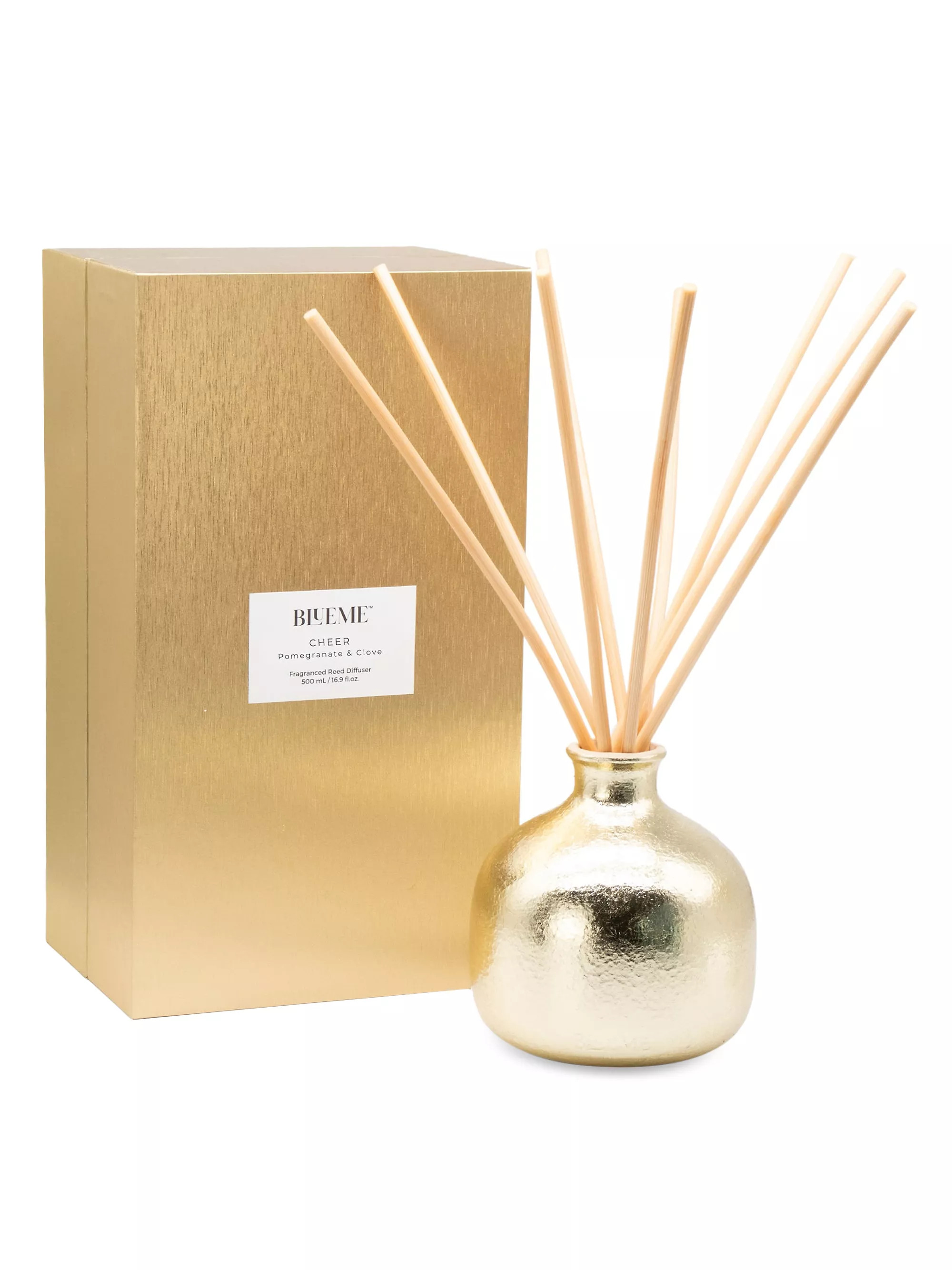 Gold Holiday Cheer Pomegranate & Clove Large Diffuser | Saks Fifth Avenue