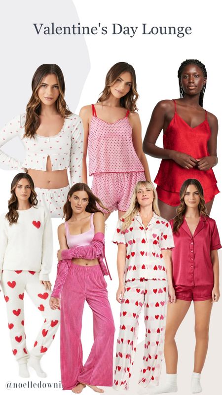 Valentine’s Day lounge and pj sets! I love dressing festivals through my pjs and all of these sets are so cute!

#LTKsalealert #LTKSeasonal #LTKmidsize