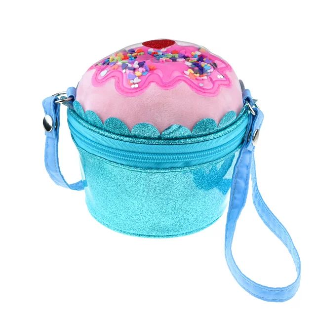 Claire's Tween Girls, Pink and Blue Cupcake Tote with Carrying Strap, Great Gift, 90575 | Walmart (US)