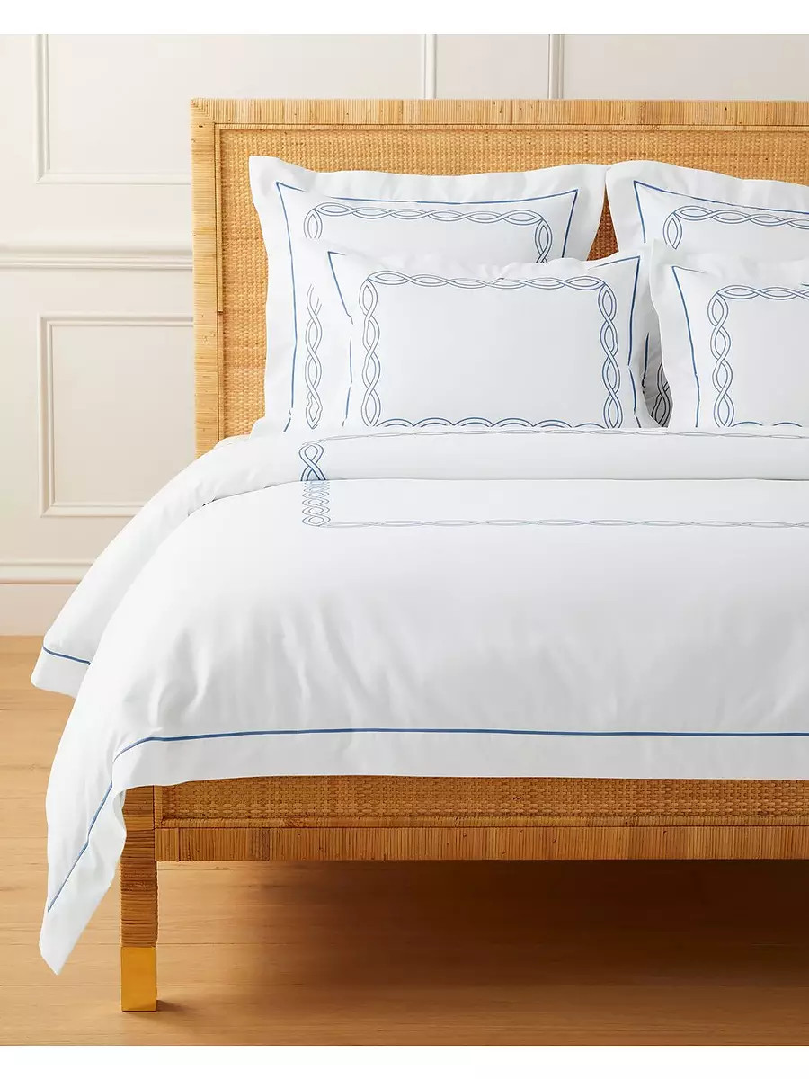 Bainbridge Piqué Duvet | Serena and Lily