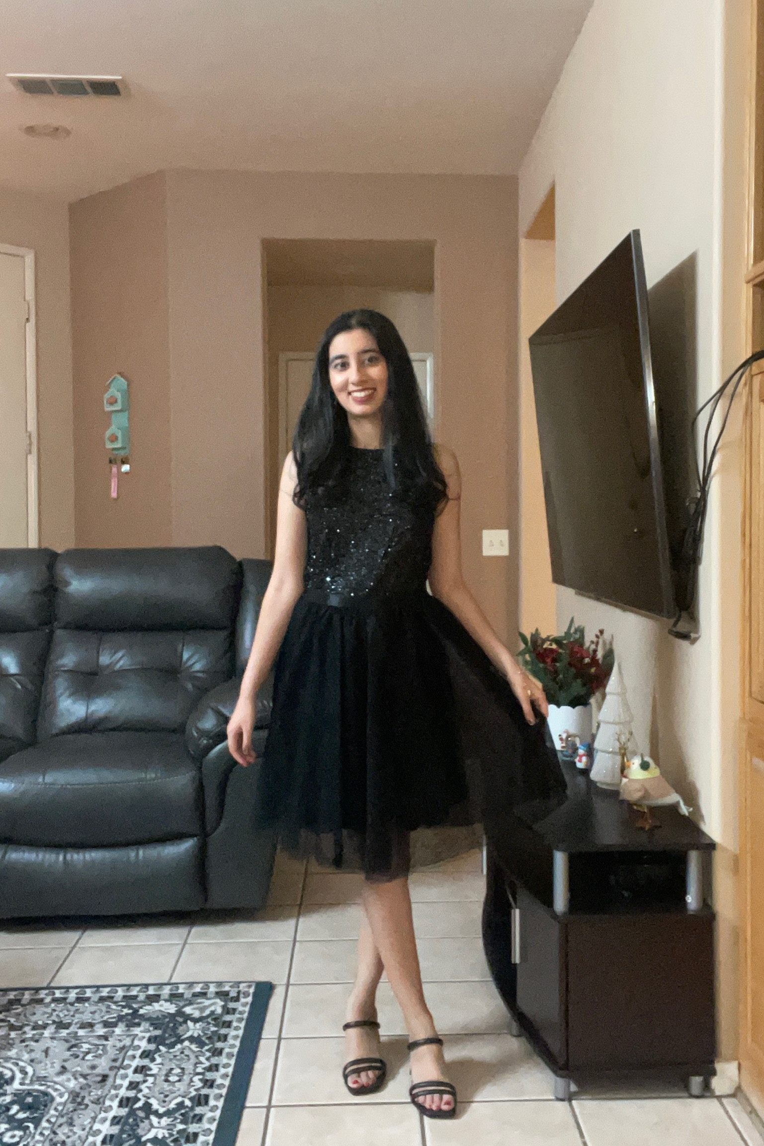 the sequins on the dress was a really nice touch. ☺️🖤✨✨ Hope you all had a wonderful New Year’s Eve! Looking forward to a beautiful new year ahead 🥰

Outfit details also  linked on my Amazon storefront! 🔗🤍

#nye #nyecelebration #nyeparty #grwm #grwmforaparty #partytime #partydress #nyedress #nyeoutfit #outfitofthenight #ootn #fashion #style #stylegram #fashioninspo #fyp #fashiongram #outfitideas #formalwear #formal #dressedup #blackdress #heels #sequins #cute #pretty #dressingupisfun #alldolledup #letscelebrate