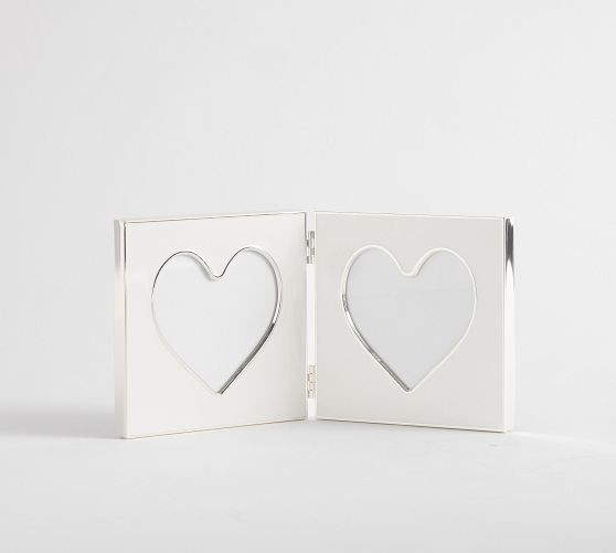 Enamel Heart Bifold Frames | Pottery Barn (US)