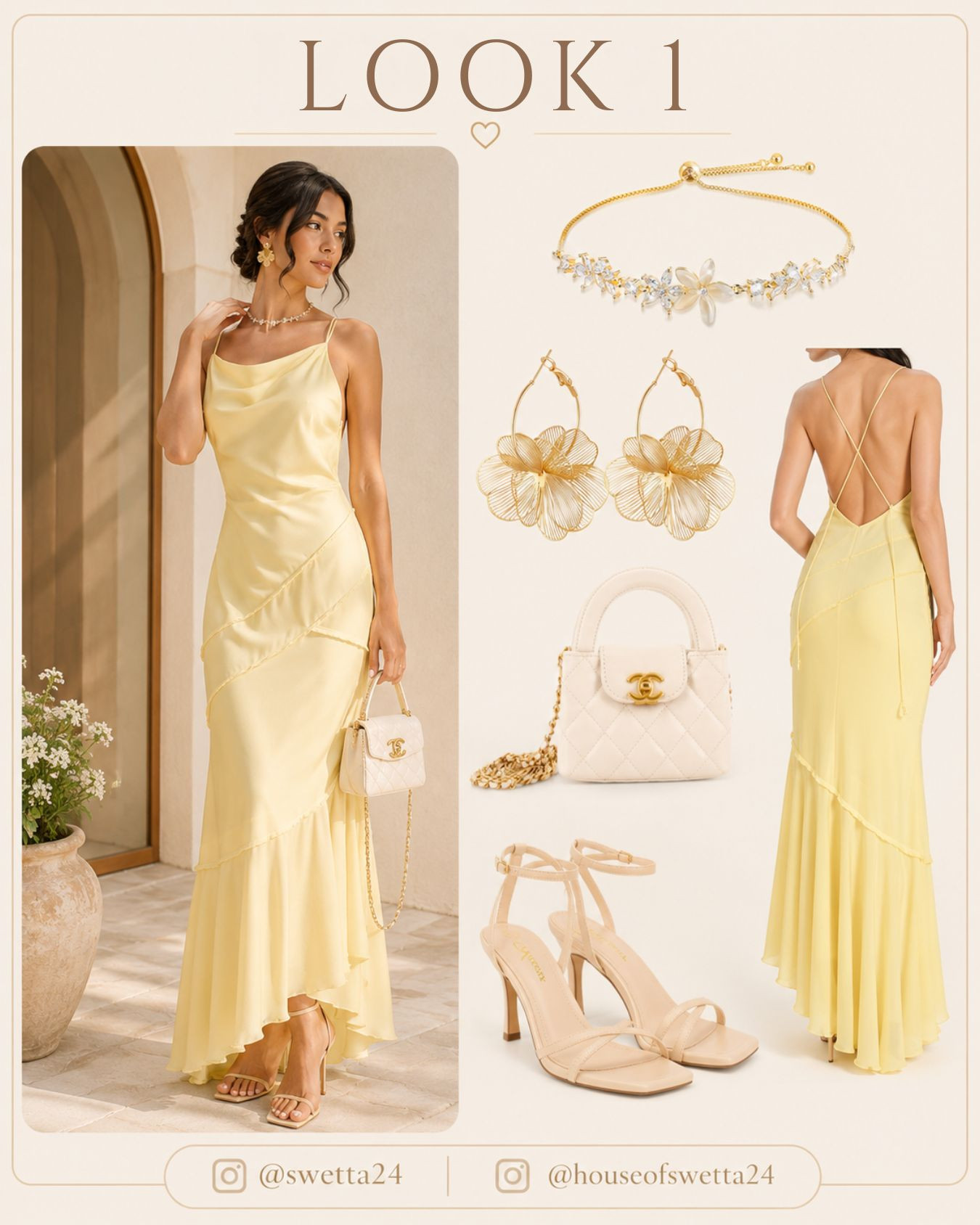 ☀️ Summer Outfit Edit

Two timeless looks curated for the season—from breezy daytime neutrals to an elegant butter yellow evening dress. I've paired each outfit with my favorite accessories to create effortless, elevated summer styling.

✨ Everything is linked in this post. Save for your next vacation, brunch, or summer event. 🤍💛 

 #LTKvlog #LTKSeasonal #LTKTravel