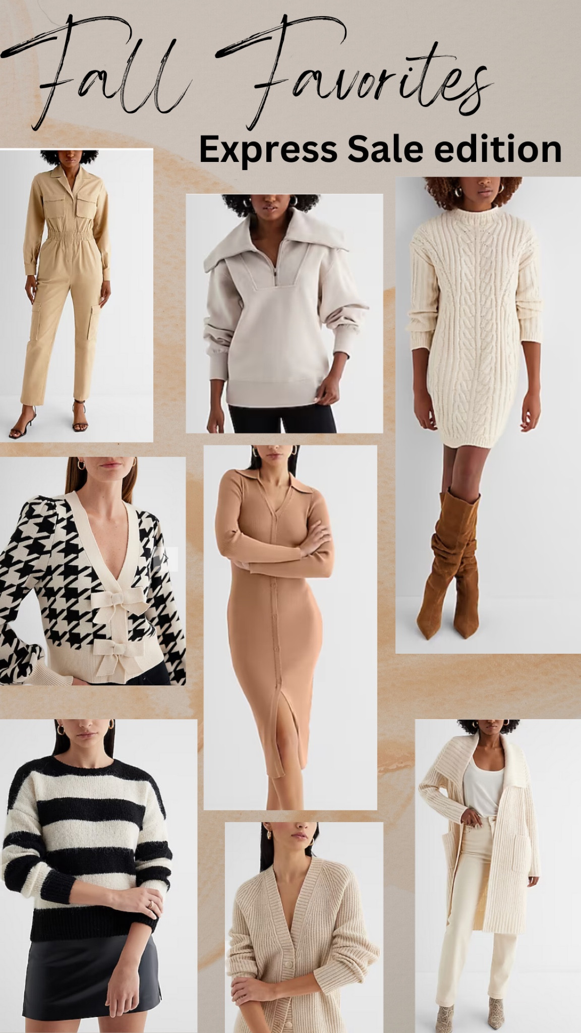 Express sale favorites! All 40% off currently 👌🏽🍁

#LTKfindsunder100 #LTKsalealert #LTKSeasonal