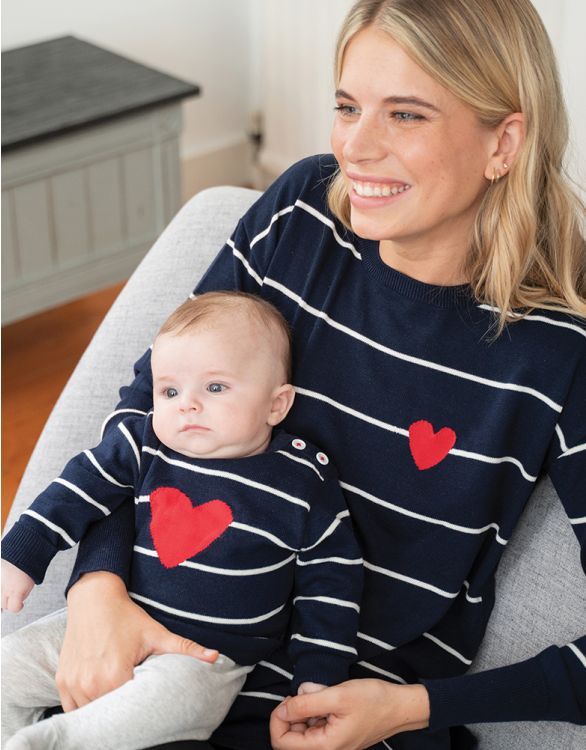 Mama & Mini Nautical Cotton Sweaters | Seraphine US