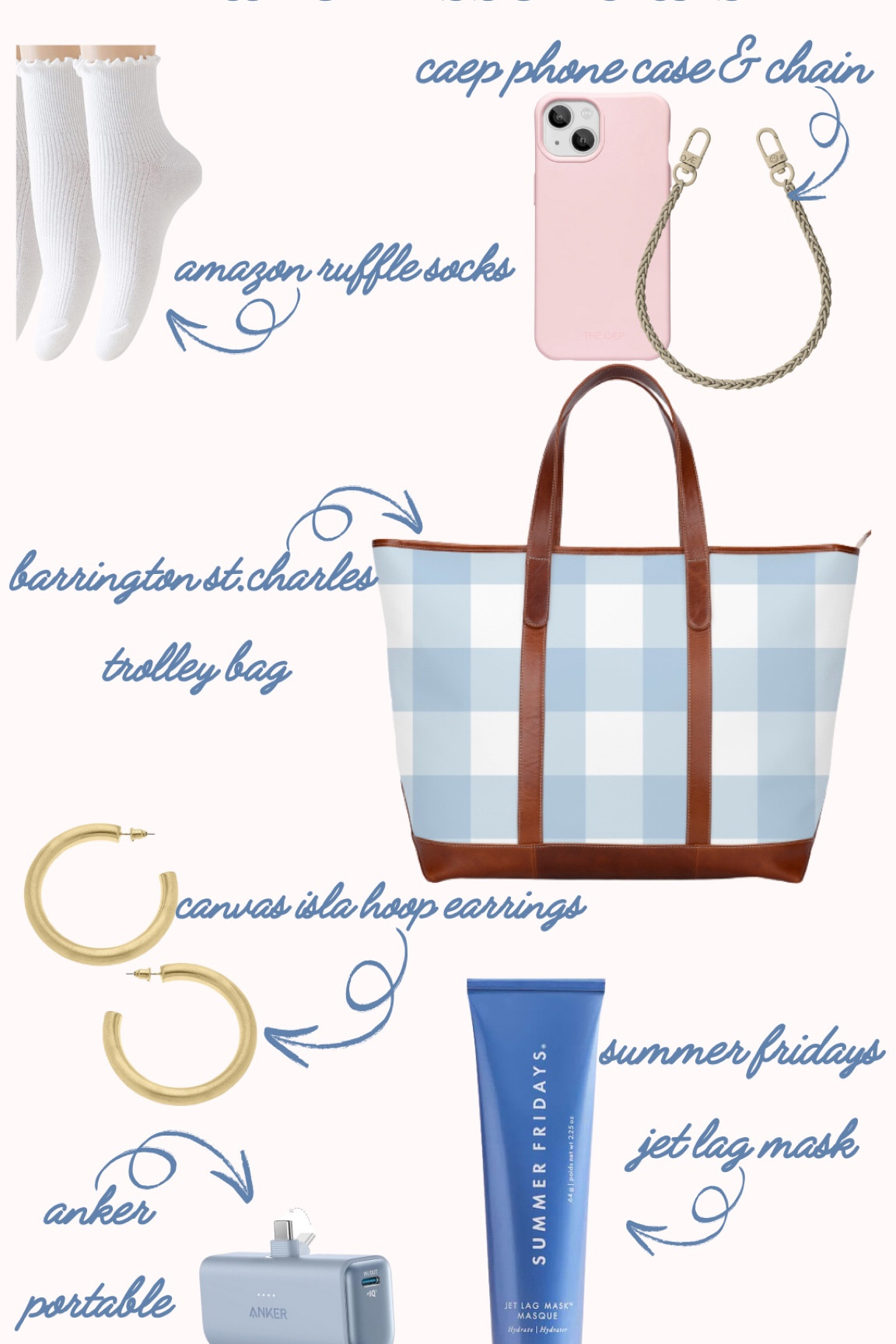 Travel esssntials. Code ashley12 for 12% off the bag 