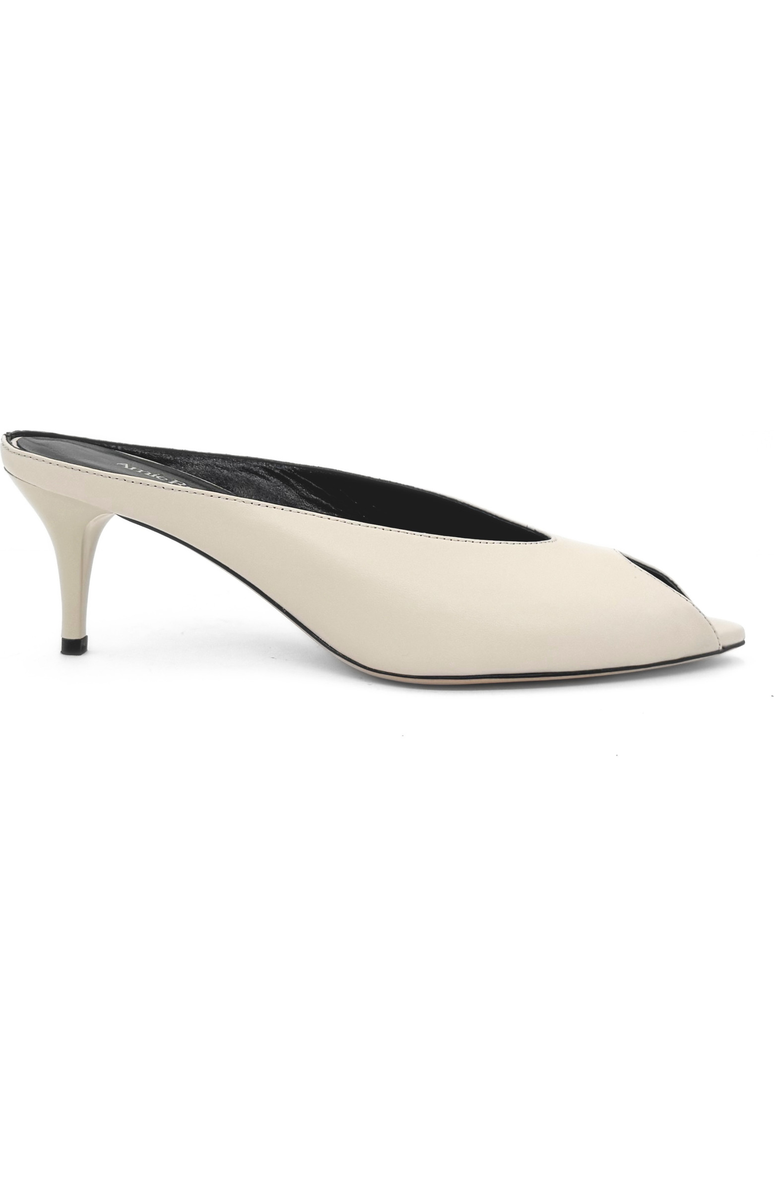 Audrey Peeptoe Leather Mule | Nordstrom