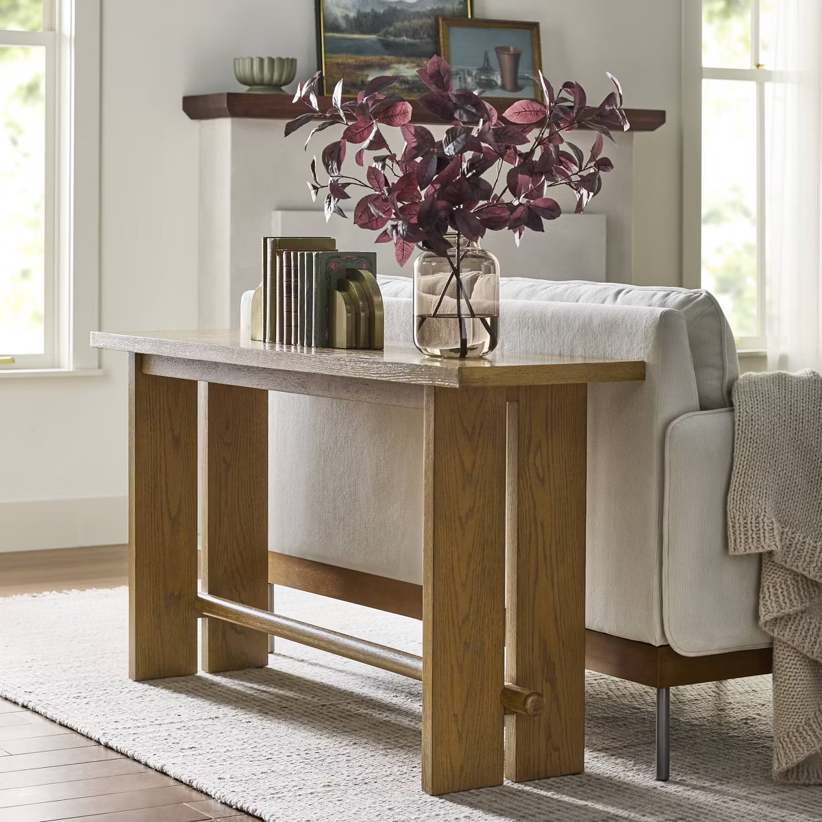 Black Plum Leaf Artificial Fall Stem - Hearth & Hand™ with Magnolia | Target