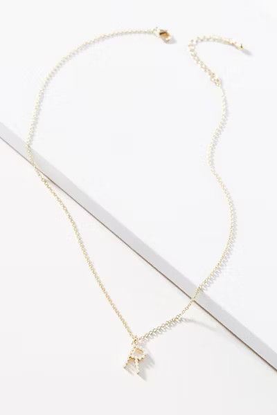 Petite Monogram Necklace | Anthropologie (US)