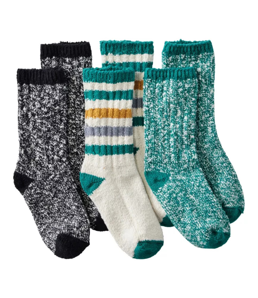 Adults' Cotton Ragg Sock, Three-Pack Gift Set | L.L. Bean