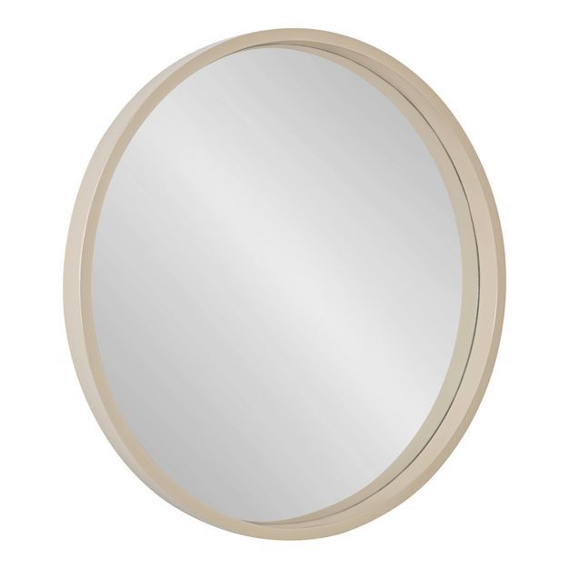 Travis Round Wood Accent Wall Mirror - Kate and Laurel All Things Decor | Target