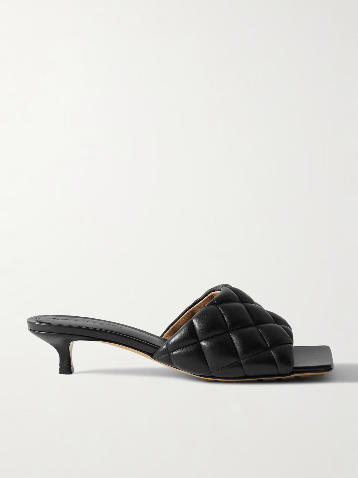 Bottega Veneta - Quilted Leather Mules - Black | NET-A-PORTER (UK & EU)
