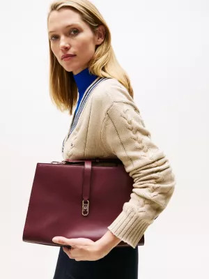 TH Monogram Crossbody Satchel | Tommy Hilfiger UK