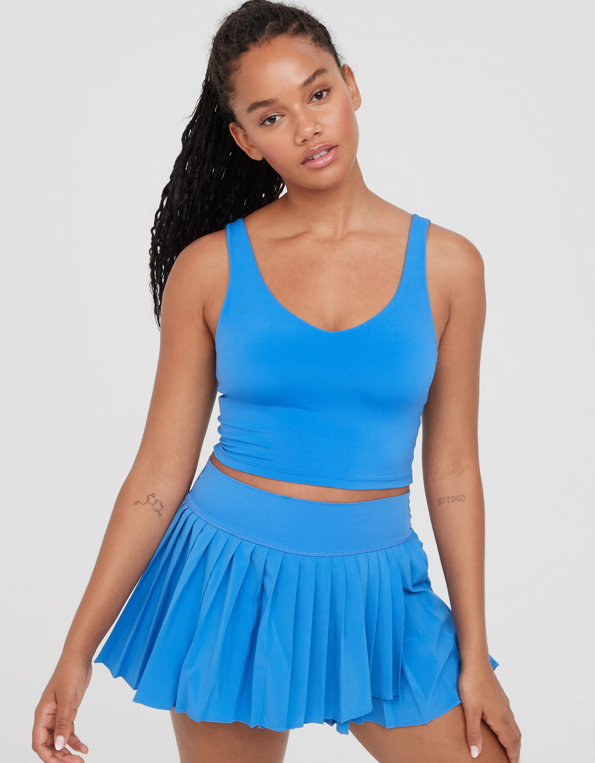 OFFLINE By Aerie Real Me Low Key Longline Sports Bra | Aerie