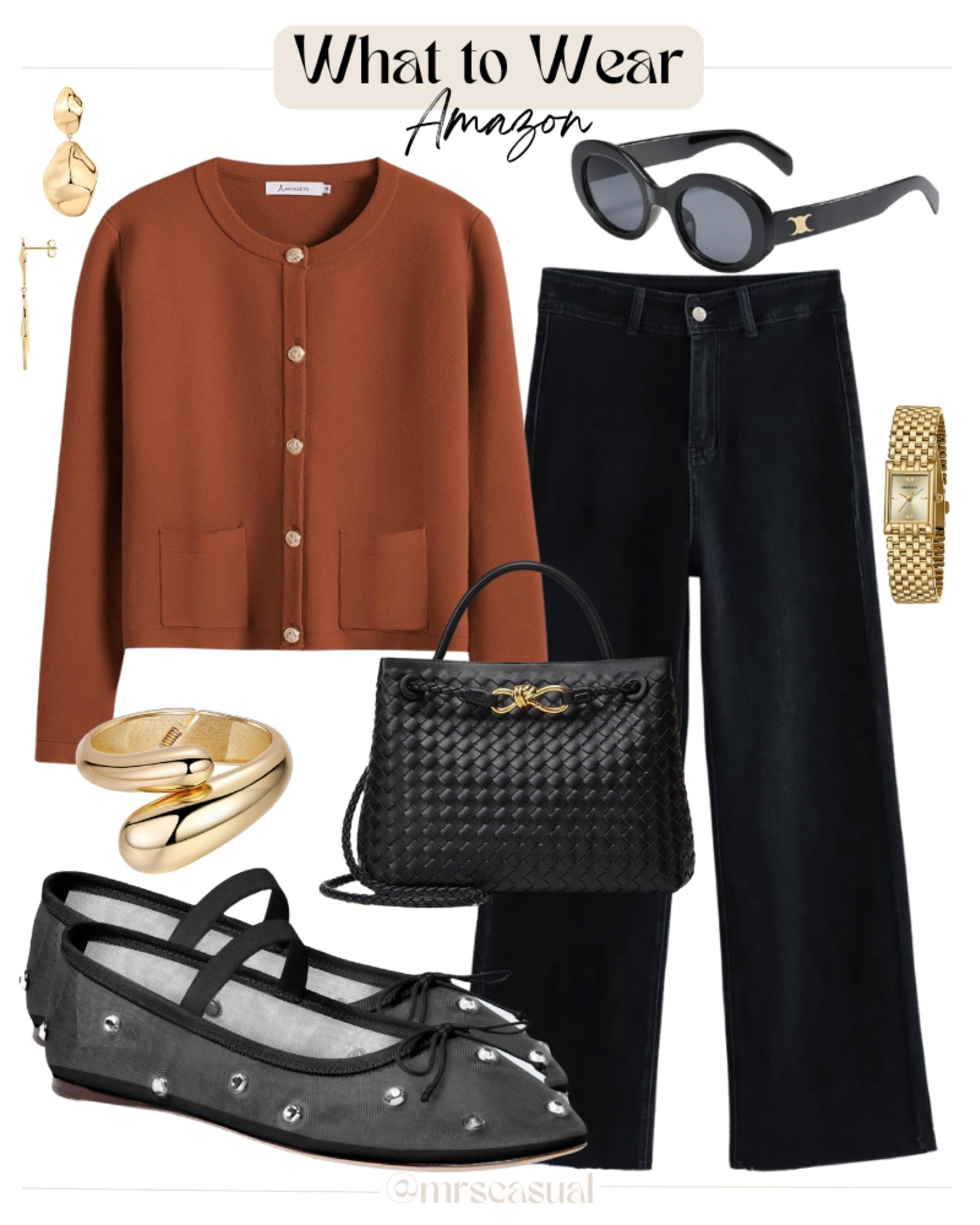 Amazon lady cardigan + wide leg pants 

#LTKShoeCrush #LTKBacktoSchool #LTKFindsUnder50