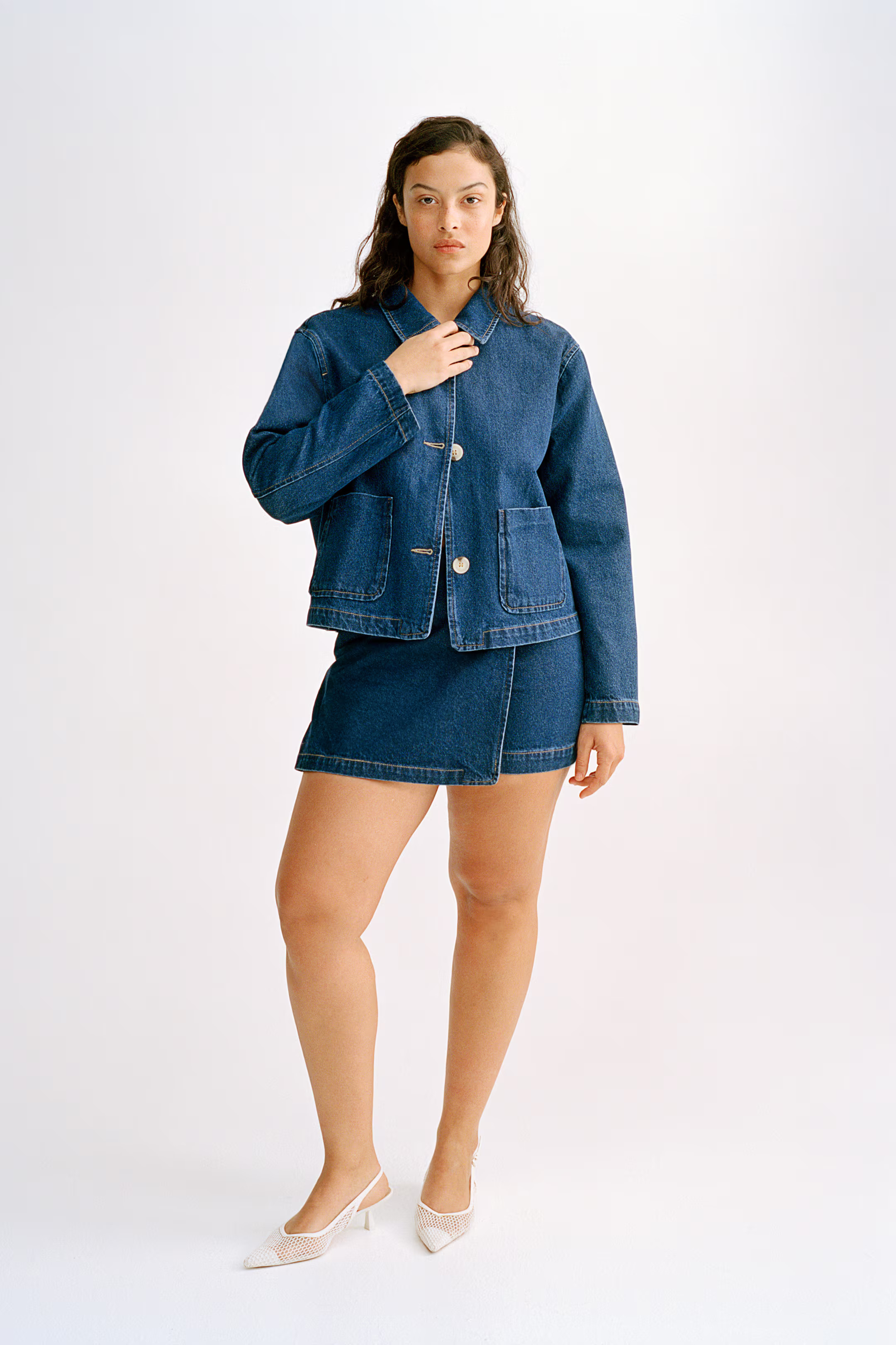 Twill Jacket with Collar | H&M (US + CA)