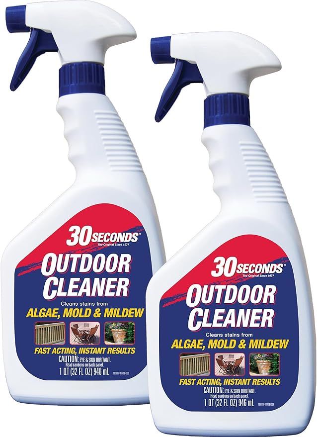 30 SECONDS Outdoor Mold & Mildew Stain Remover Spray | Ready to Use | 32 fl. oz. | 2 Pack | Amazon (US)