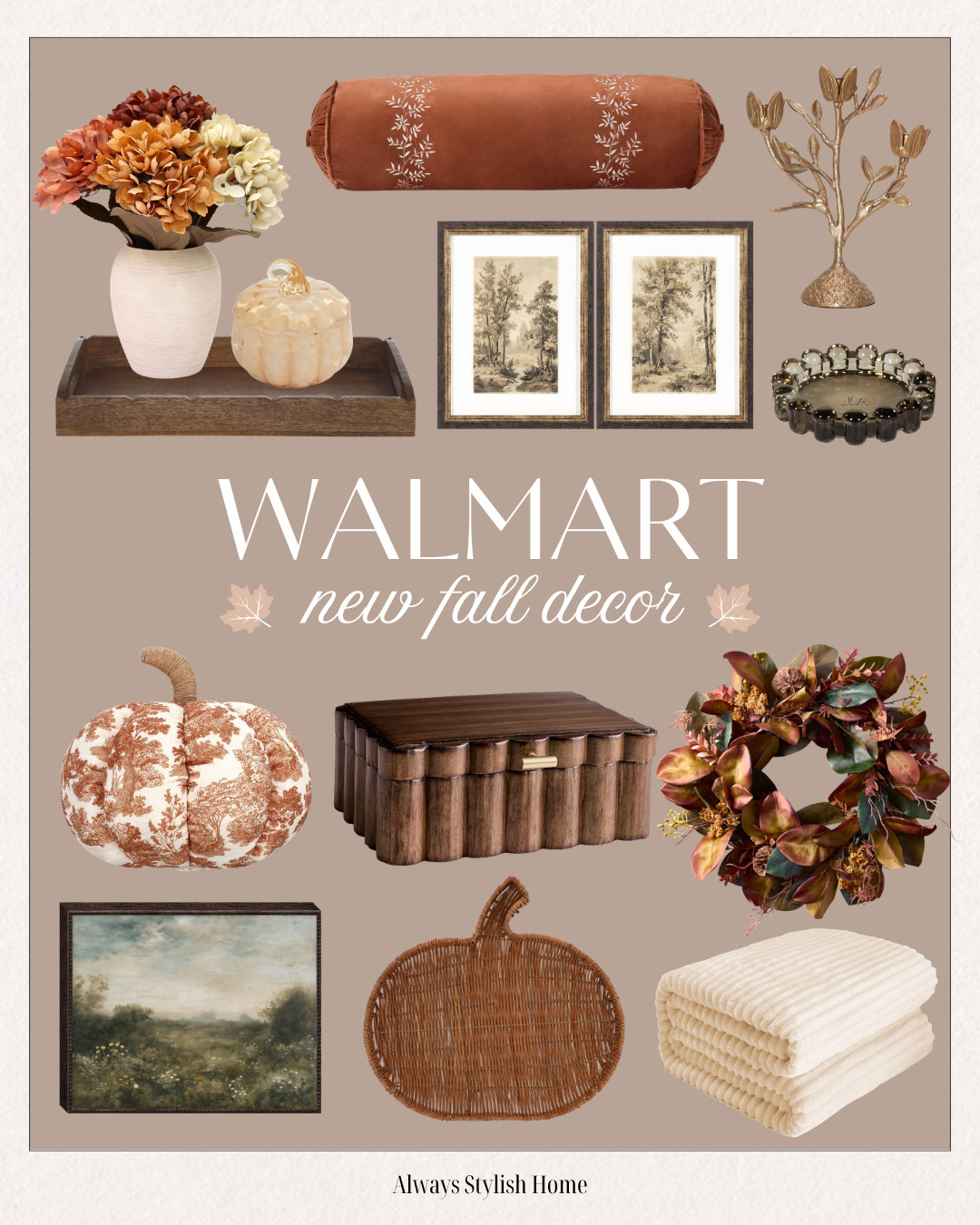 Sharing some of my favorite affordable Walmart fall decor finds that make your home feel cozy, elevated, and ready for the season without spending a fortune! Think warm neutrals, cozy textures, earthy tones, seasonal accents, and those designer-inspired Walmart home finds that look way more expensive than they actually are. 🤎 If you love neutral fall decor, modern organic home decor, and affordable home finds, save this for your next Walmart run! 🍁 #WalmartFinds #WalmartHome #WalmartHomeDecor #WalmartFallDecor #FallHomeDecor #FallDecor2026 

 #LTKSeasonal #LTKHome