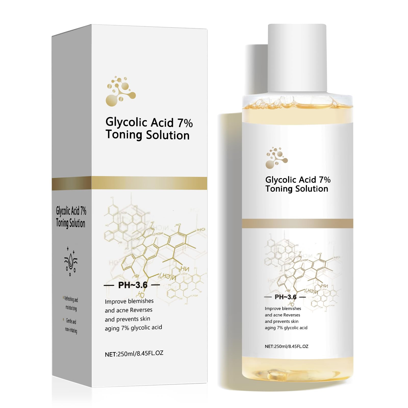 Ordinary Glycolic Acid Toning Solution, 8 Fl Oz Glycolic Acid 7% Toner Gently Exfoliates, Smooths... | Amazon (US)