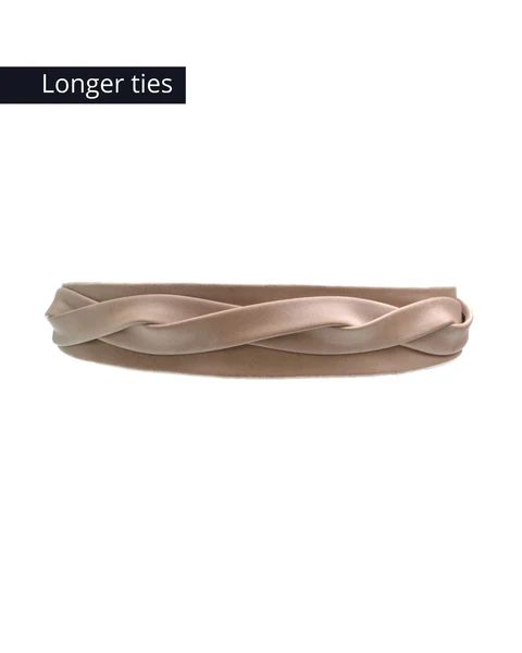 Midi Wrap Leather Belt - Taupe | ADA Collection
