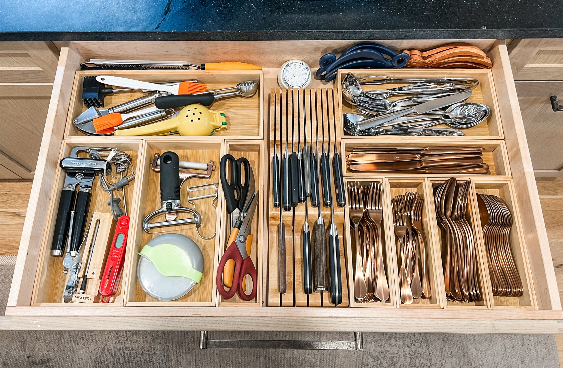 When the drawer is well-organized, the amount of things it can hold is astounding! 😲 

 