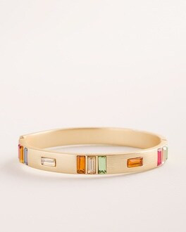 Mixed Simulated Stone Hinge Bracelet | Chico's