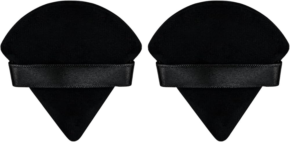 Flytianmy 2Pcs Triangle Powder Puffs, Face Makeup Puff for Body Loose Powder Beauty Makeup Tool B... | Amazon (US)